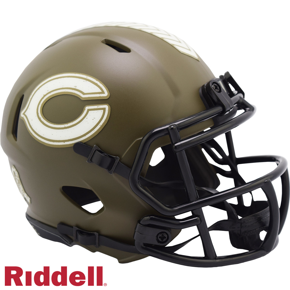 Chicago Bears Riddell New In Box 2022 Salute to Service Mini Helmet 35127