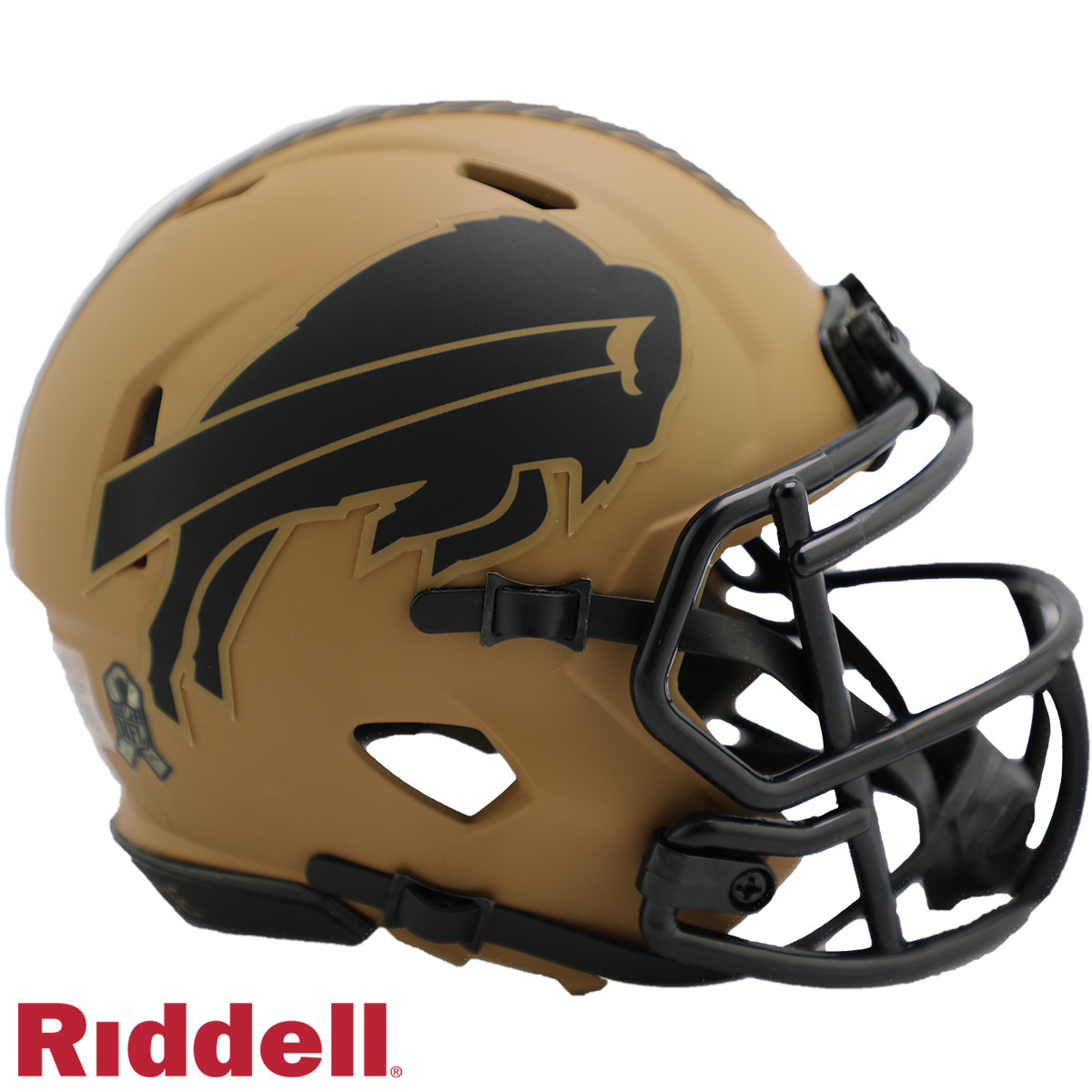 Buffalo Bills Riddell New In Box 2023 Salute to Service Mini Helmet 42297