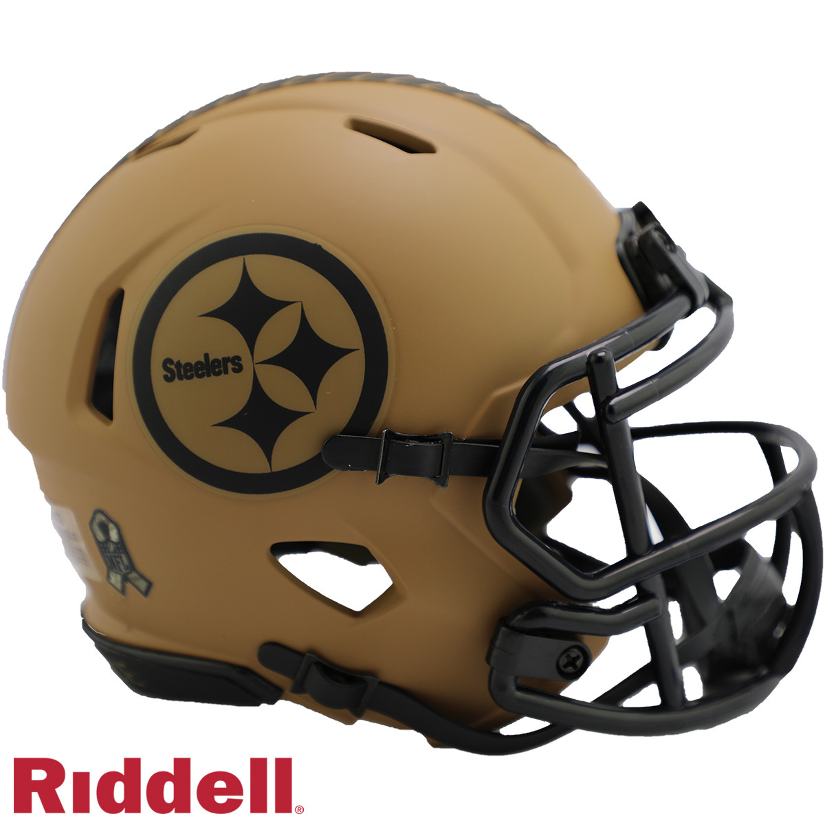 Pittsburgh Steelers Riddell New In Box 2023 Salute to Service Mini Helmet 42307