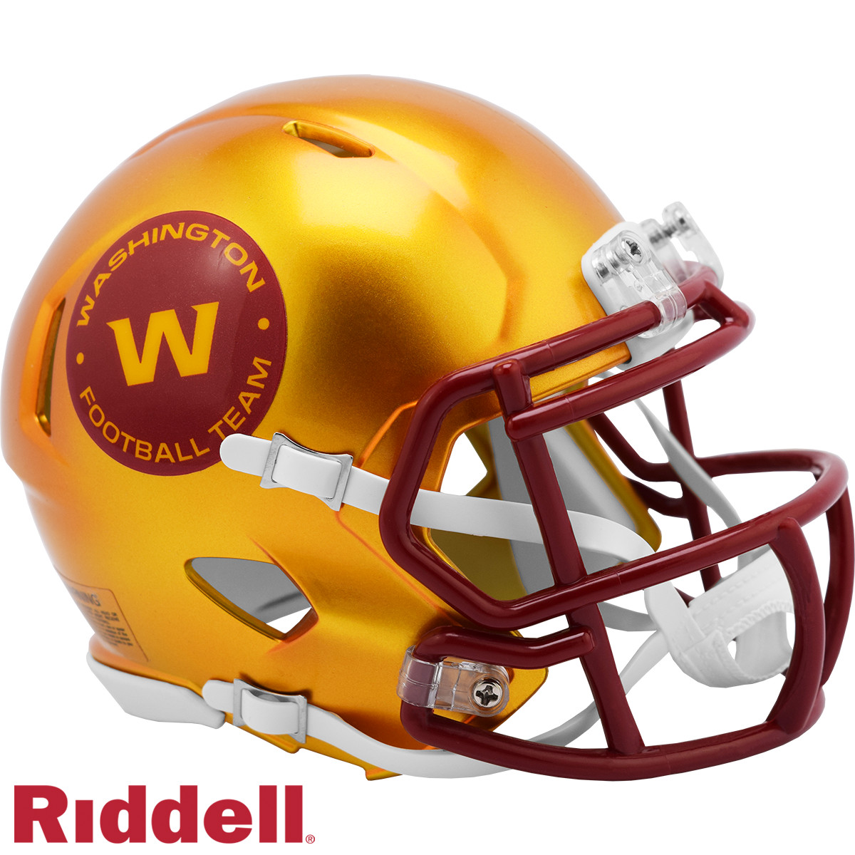 Washington Football Team Flash Speed Mini Helmet Riddell New In Box 30740
