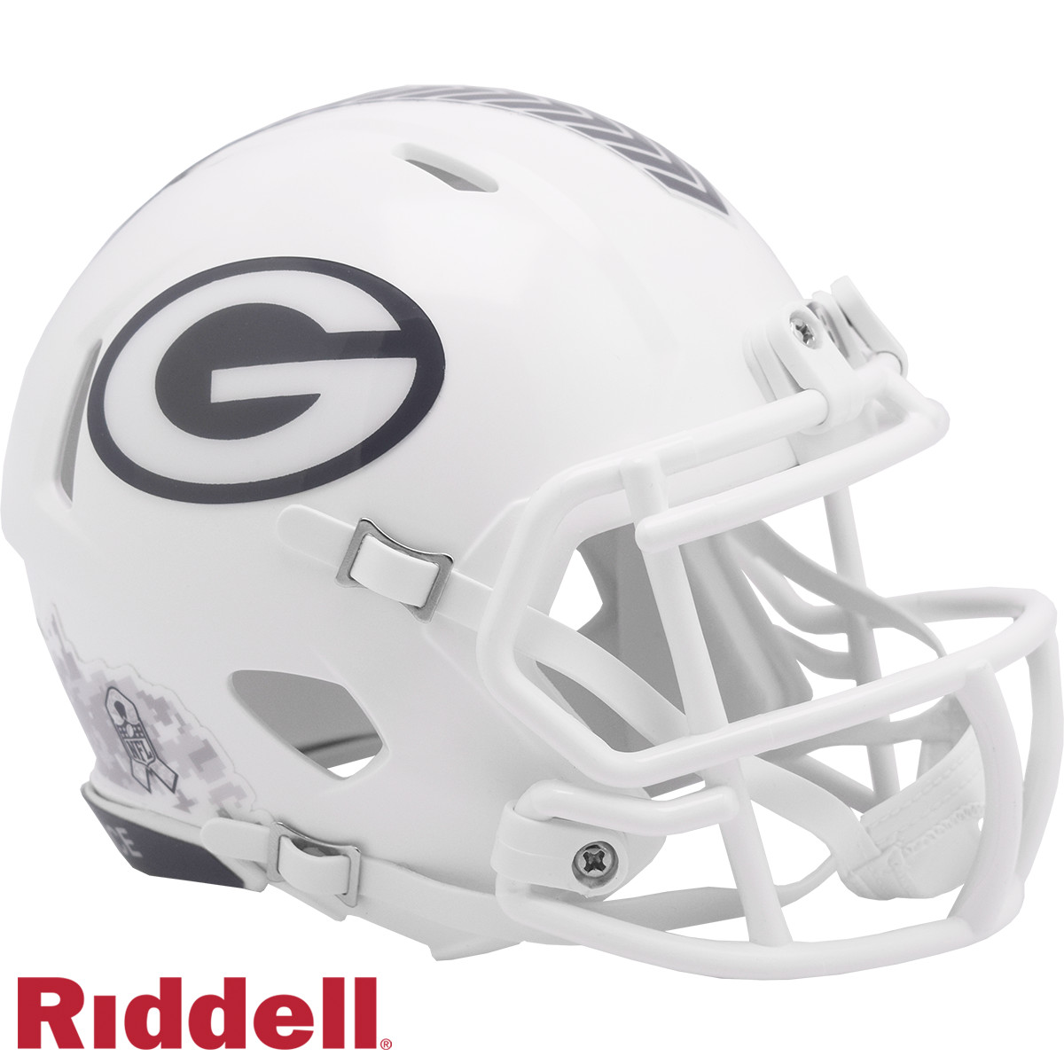 Green Bay Packers Riddell New In Box 2024 Salute to Service Mini Helmet 48084