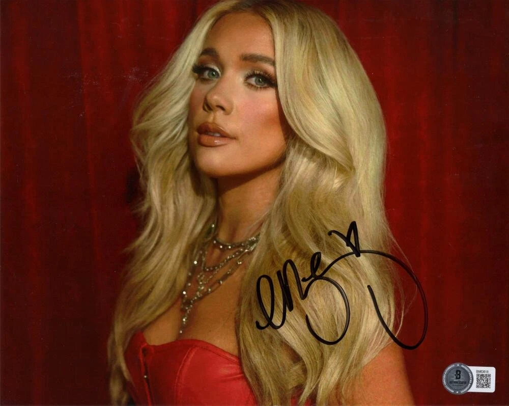 Megan Moroney Signed Autograph 8x10 Photo - Country Music Beauty w/ Beckett COA