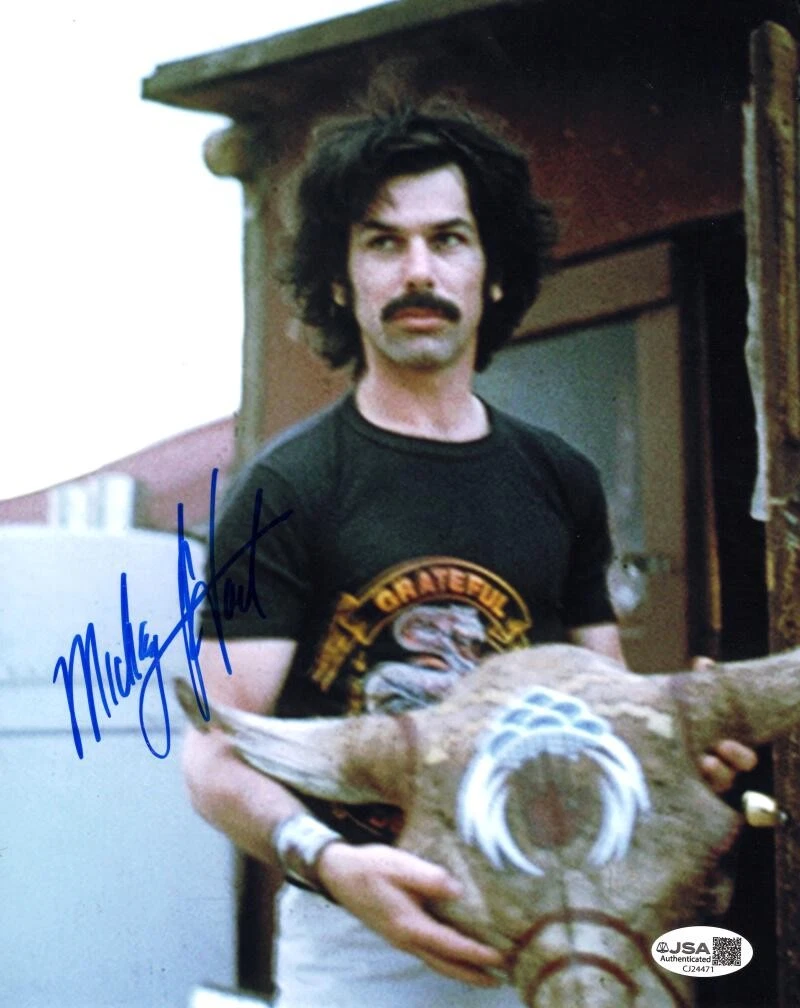 Mickey Hart Signed Autograph 8x10 Photo - The Grateful Dead Drummer w/ JSA COA