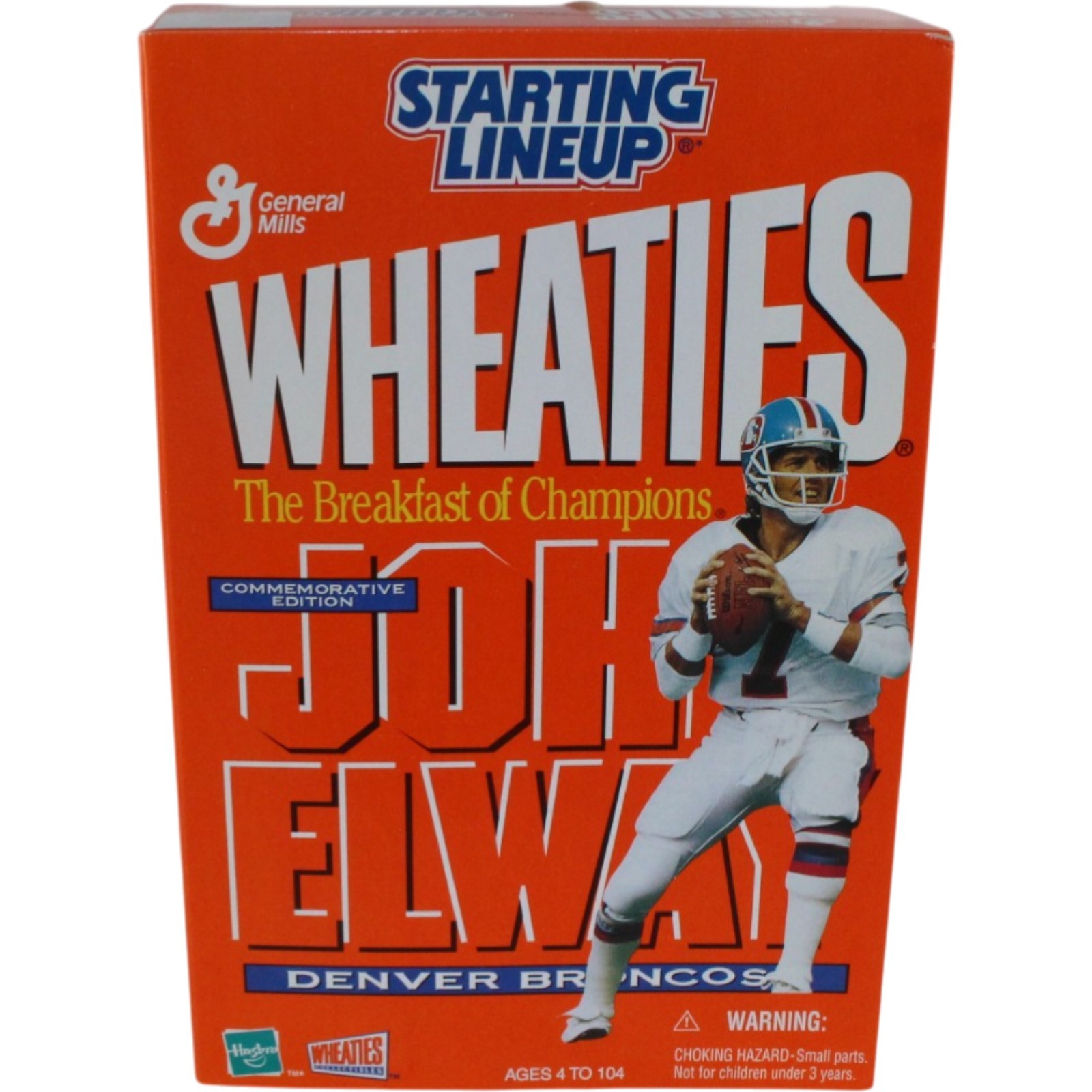 John Elway Denver Broncos Wheaties Starting Lineup Figurine 1999 55300