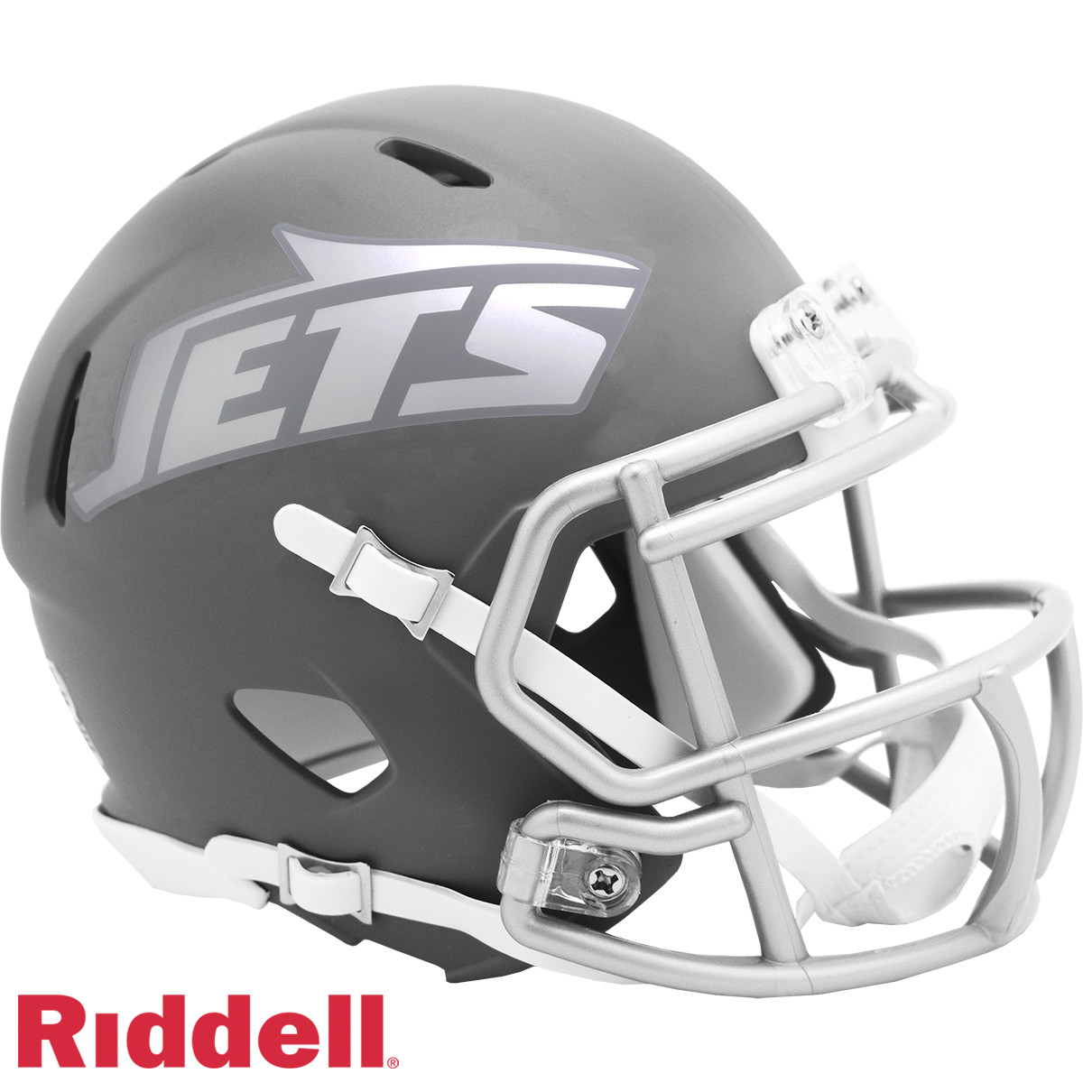 New York Jets Slate Riddell Mini Helmet New In Box 42138