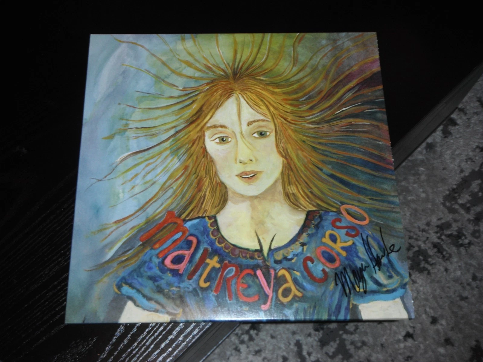 MAYA HAWKE SIGNED MAITREYA CORSO VINYL ALBUM