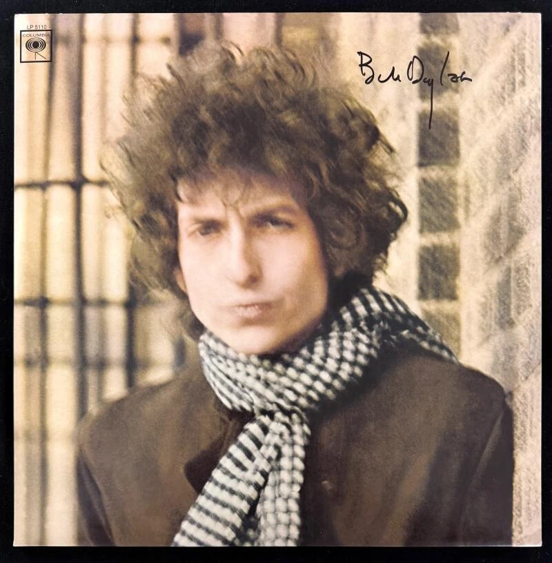 Bob Dylan Signed Autograph Album Record - Blonde on Blonde Jeff Rosen & JSA COA