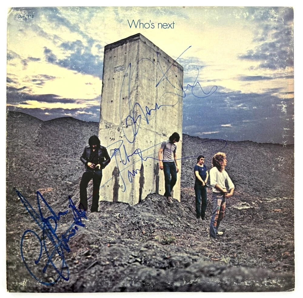 The Who Band Signed Autograph Vinyl Record - Entwistle Daltrey Townshend JSA COA