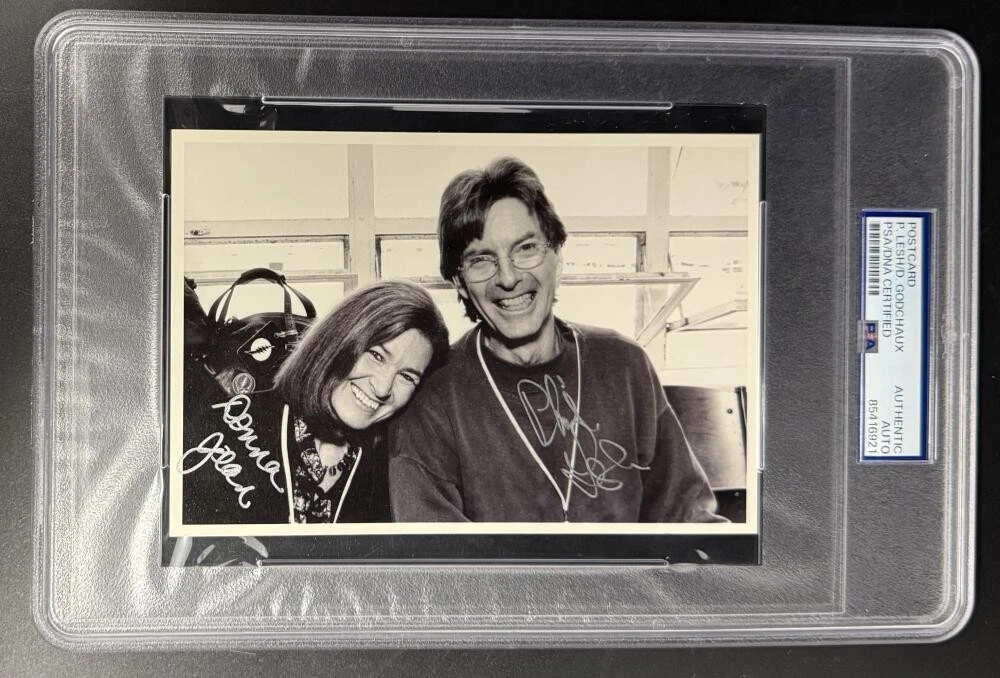 Phil Lesh & Donna Jean Godchaux Signed Autograph PSA/DNA Grateful Dead Postcard