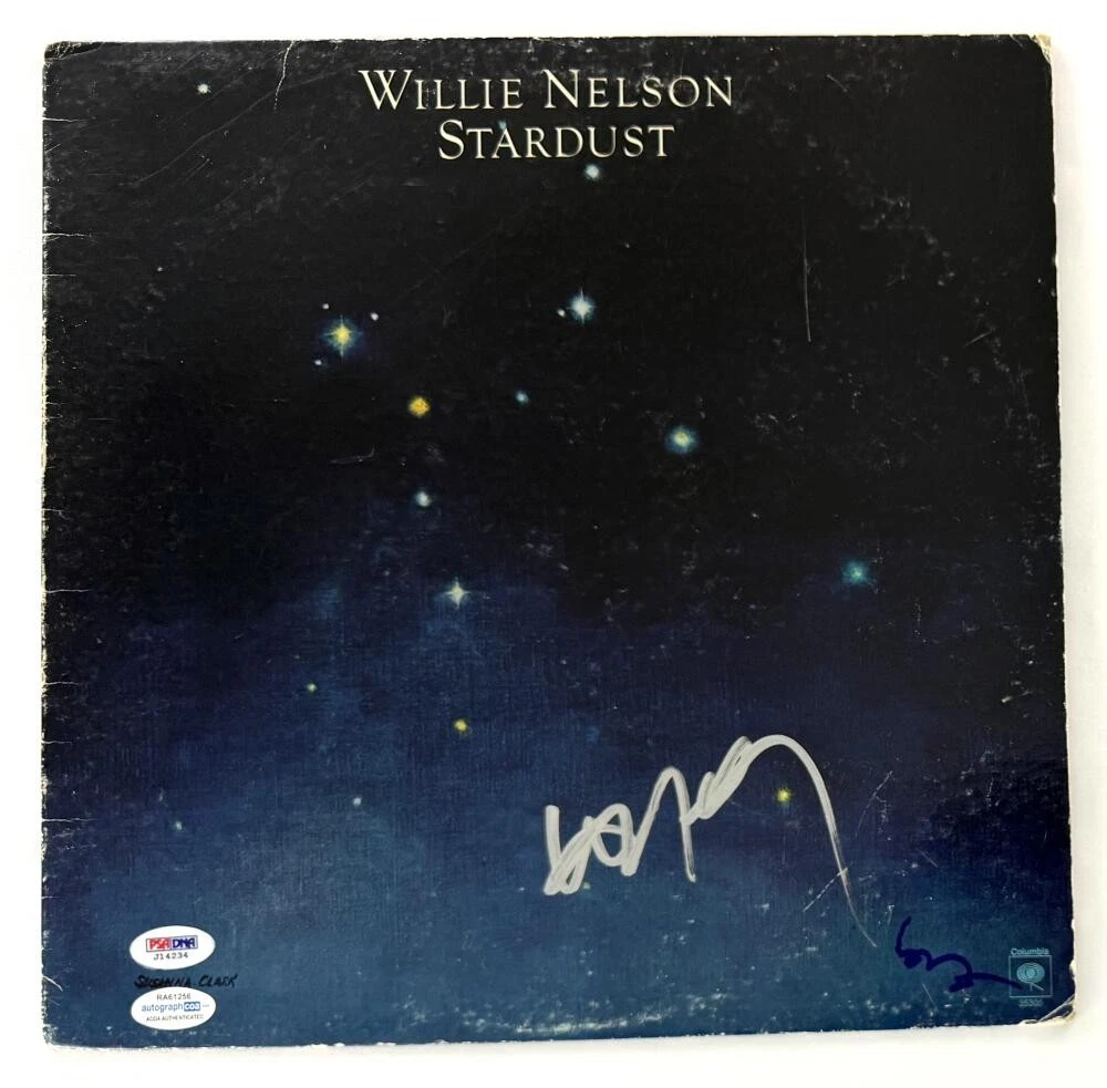 Willie Nelson Signed Autograph Stardust Album Vinyl Record LP w/ PSA COA