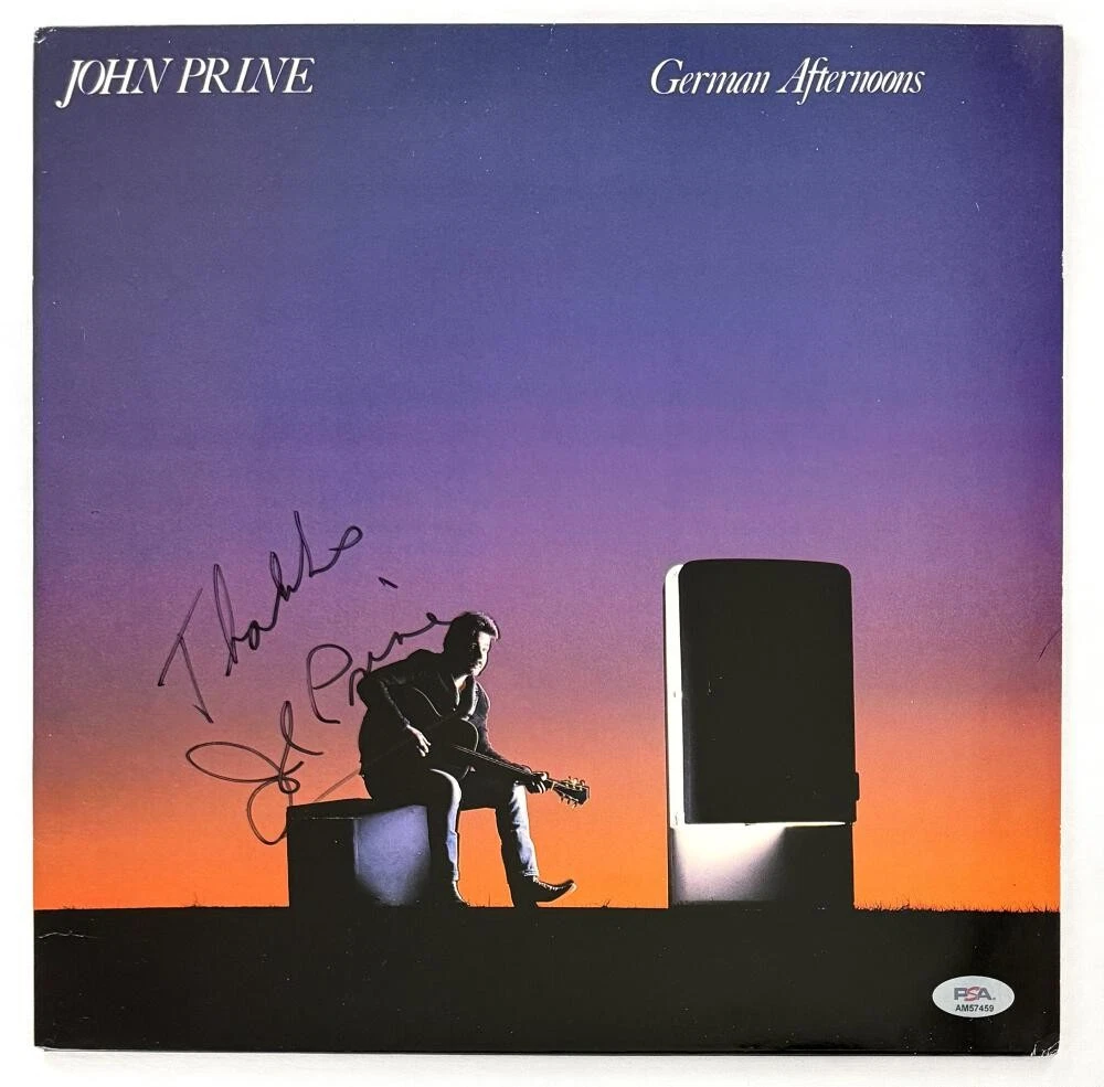 John Prine Signed Autograph German Afternoons Album Vinyl Record LP w/ PSA COA