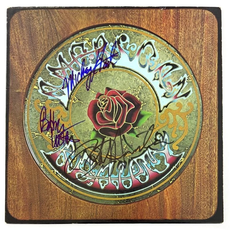 Bob Weir Robert Hunter MHart Signed Autograph Grateful Dead Album Record JSA COA