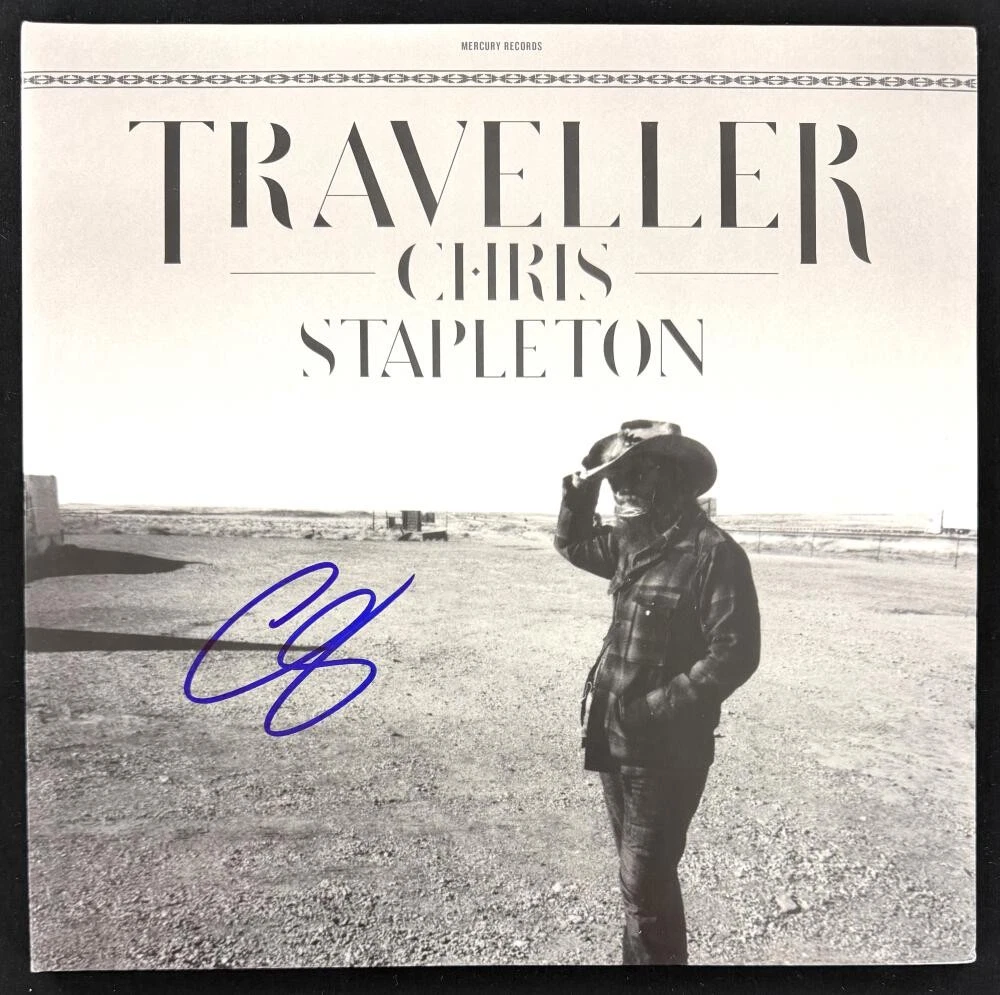 Chris Stapleton Signed Autograph Traveller Album Vinyl Record LP w/ Beckett COA