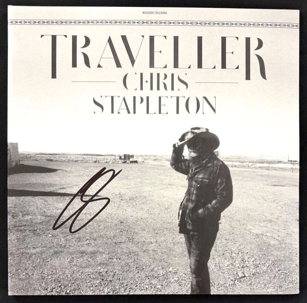 Chris Stapleton Signed Autograph Traveller Album Vinyl Record LP - Beckett COA