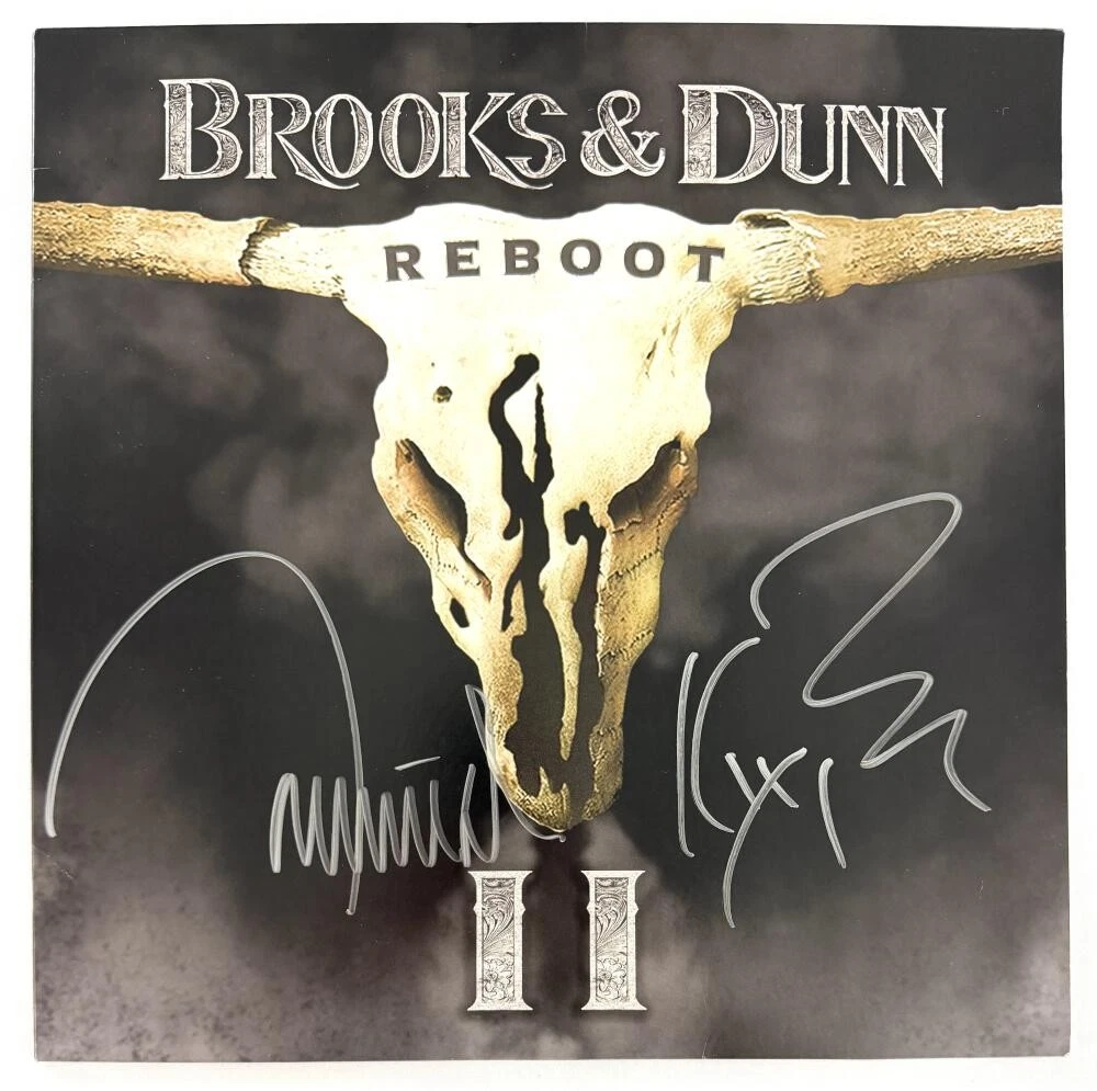 Brooks & Dunn Signed Autograph Reboot Album Vinyl Record LP w/ Beckett COA