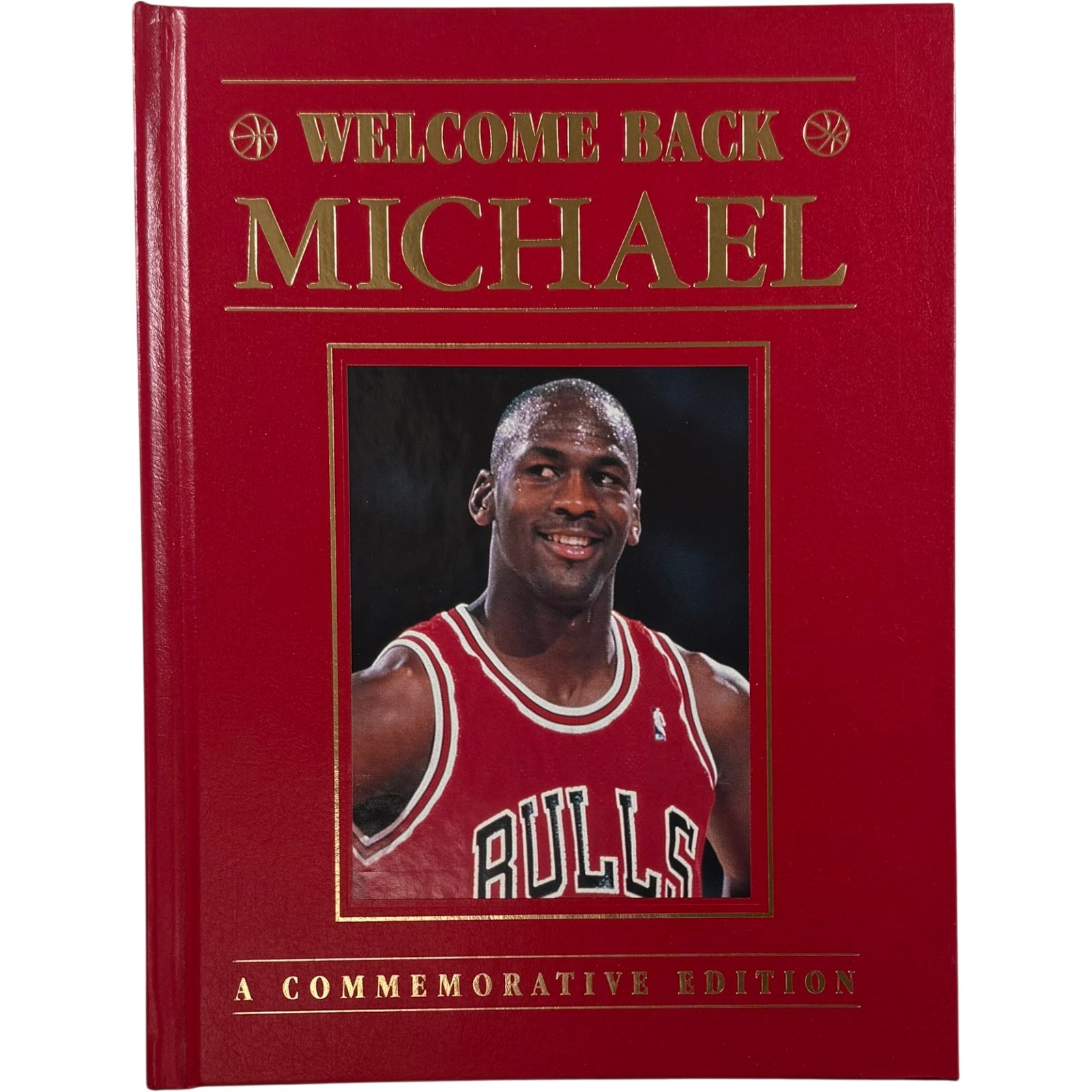 Michael Jordan Chicago Bulls 1995 Commemorative Welcome Back Michael