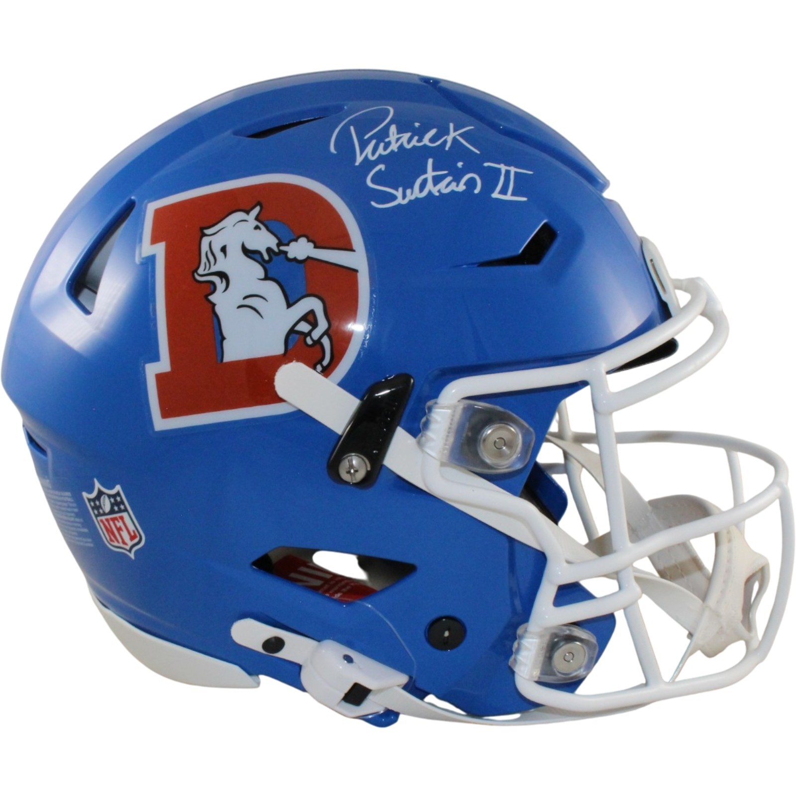 Patrick Surtain Autographed Denver Broncos SpeedFlex TB Helmet Beckett 56433