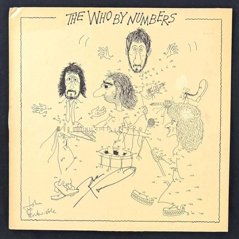 Pete Townshend Signed Autograph The Who By Numbers Album Vinyl Record - JSA COA