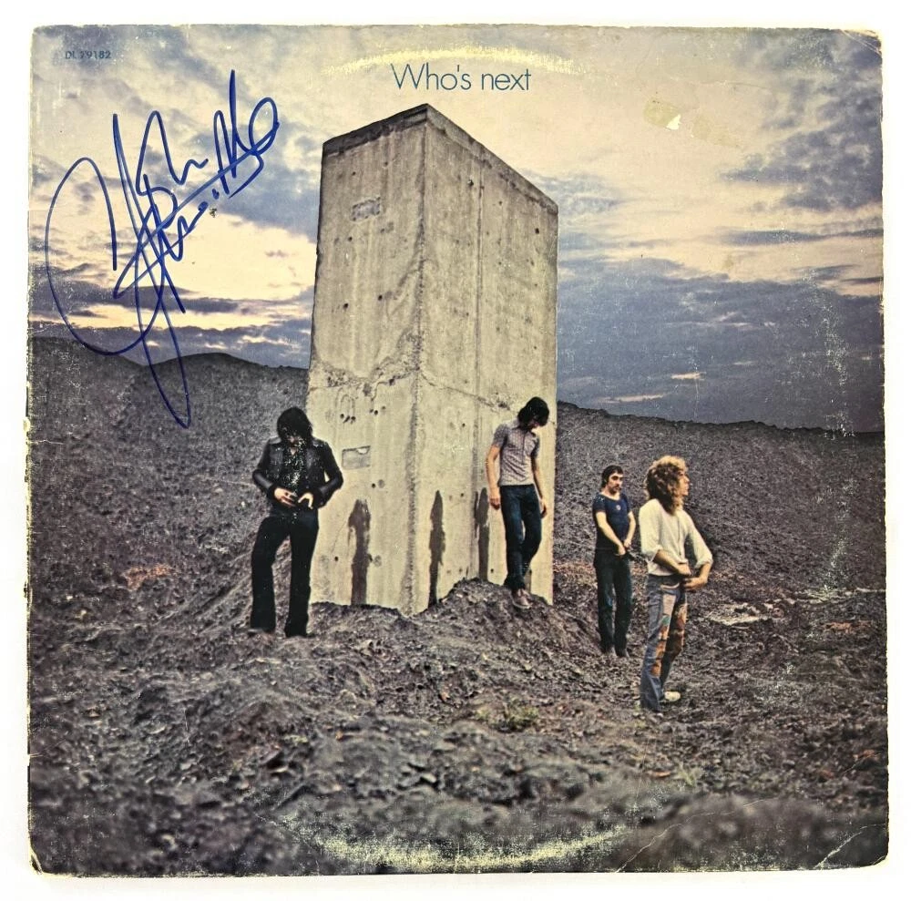 John Entwistle The Who Signed Autograph Who's Next Album Vinyl Record w/ JSA COA