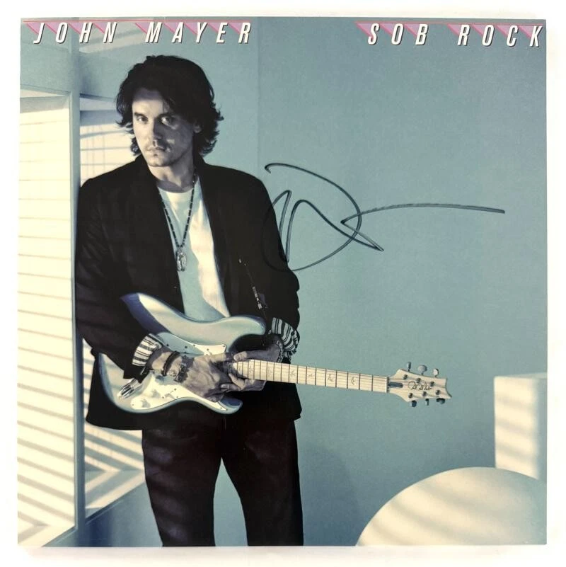 John Mayer Signed Autograph Sob Rock Album Vinyl Record - Guitar God w/ JSA COA