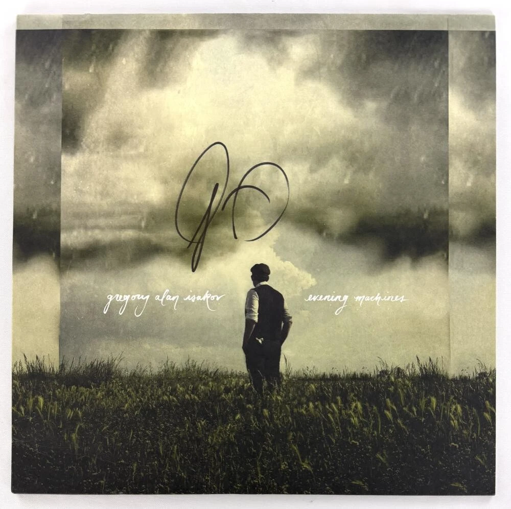 Gregory Alan Isakov Signed Autograph Evening Machines Album Vinyl Record JSA COA