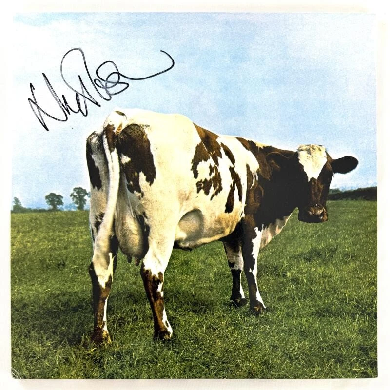 Nick Mason Signed Autograph Pink Floyd Atom Heart Mother Album Record - JSA COA