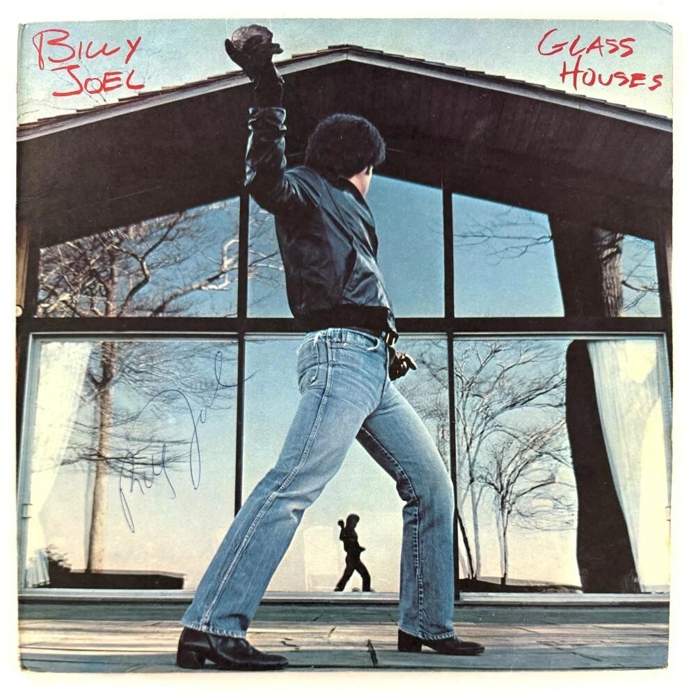 Billy Joel Signed Autograph Glass Houses Album Record w/ Full Signature! JSA COA
