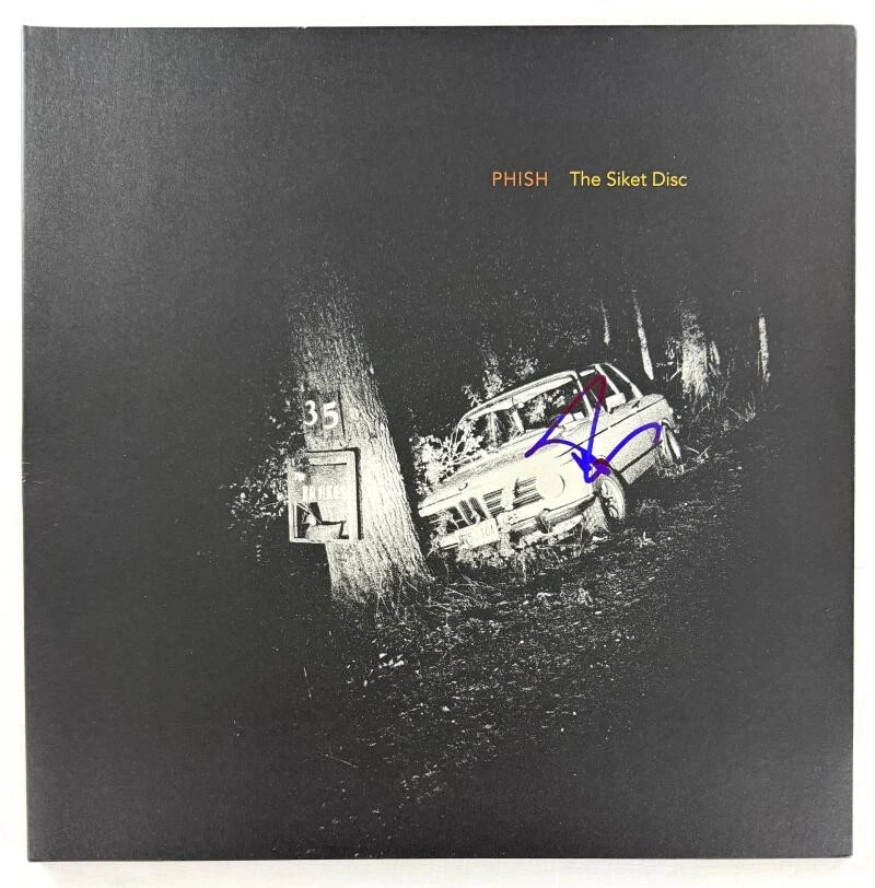 Trey Anastasio Phish Signed Autograph The Siket Disc Album Vinyl Record JSA COA