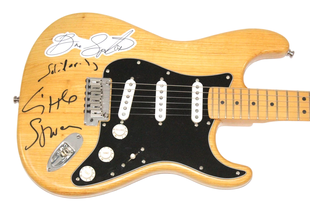 Bruce Springsteen & Little Steven Van Zandt Signed Autograph Guitar w/ JSA COA