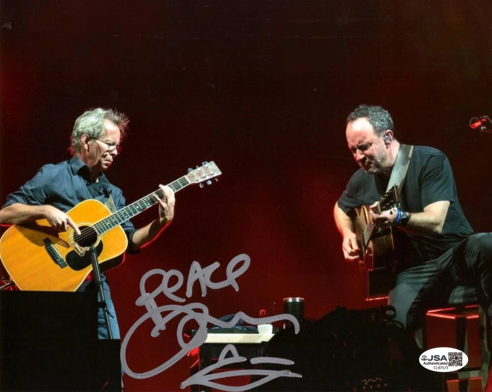 Tim Reynolds Signed Autograph 8x10 Photo - Dave Matthews Band w/ JSA COA
