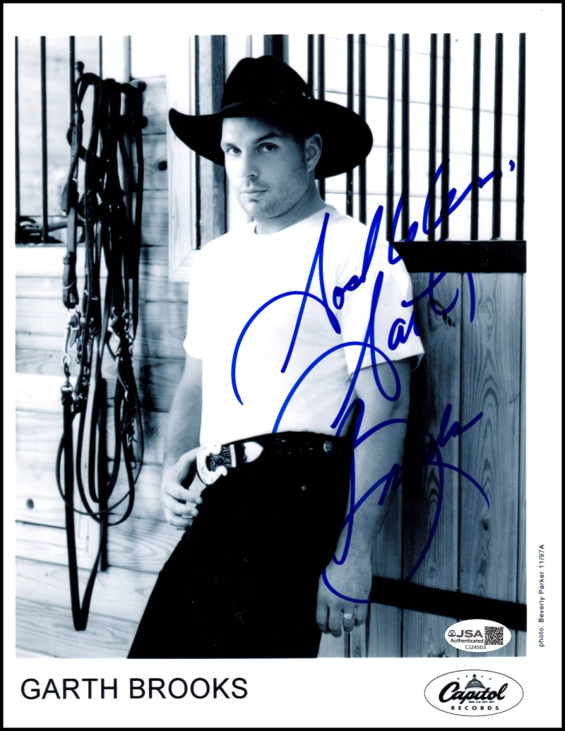 Garth Brooks Signed Autograph 8.5x11 Photo Print - No Fences Legend w/ JSA COA