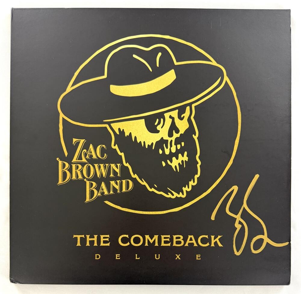 Zac Brown Signed Autograph The Comeback Deluxe Album Vinyl Record - Band JSA COA