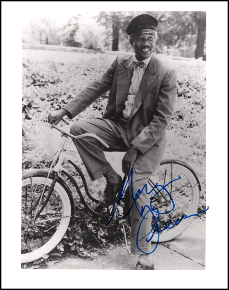 MORGAN FREEMAN SIGNED AUTOGRAPH 8×10 PHOTO – DRIVING MISS DAISY RARE W/ JSA COA COLLECTIBLE MEMORABILIA