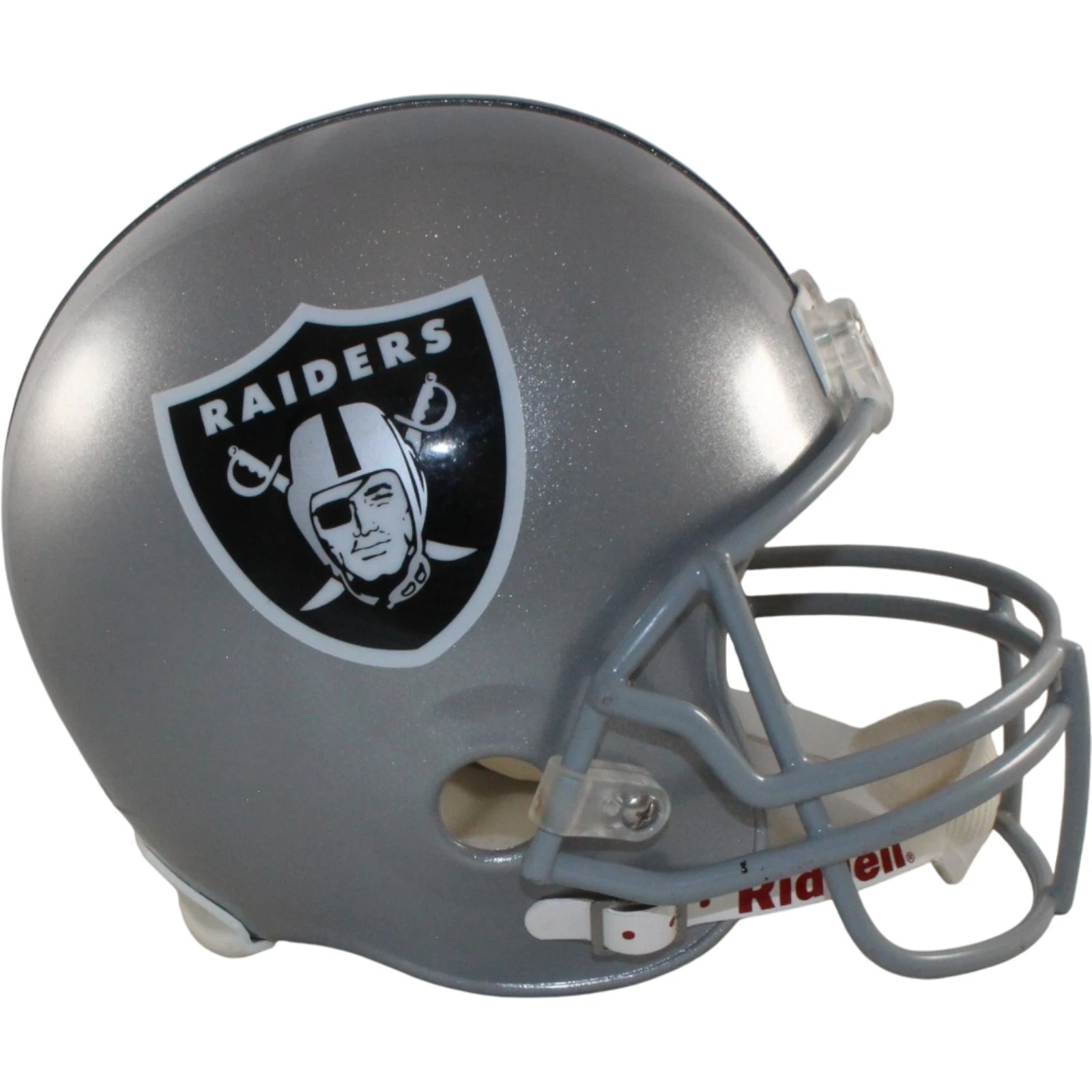 Oakland Raiders Full Size Replica VSR4 Damaged Helmet Riddell 57178
