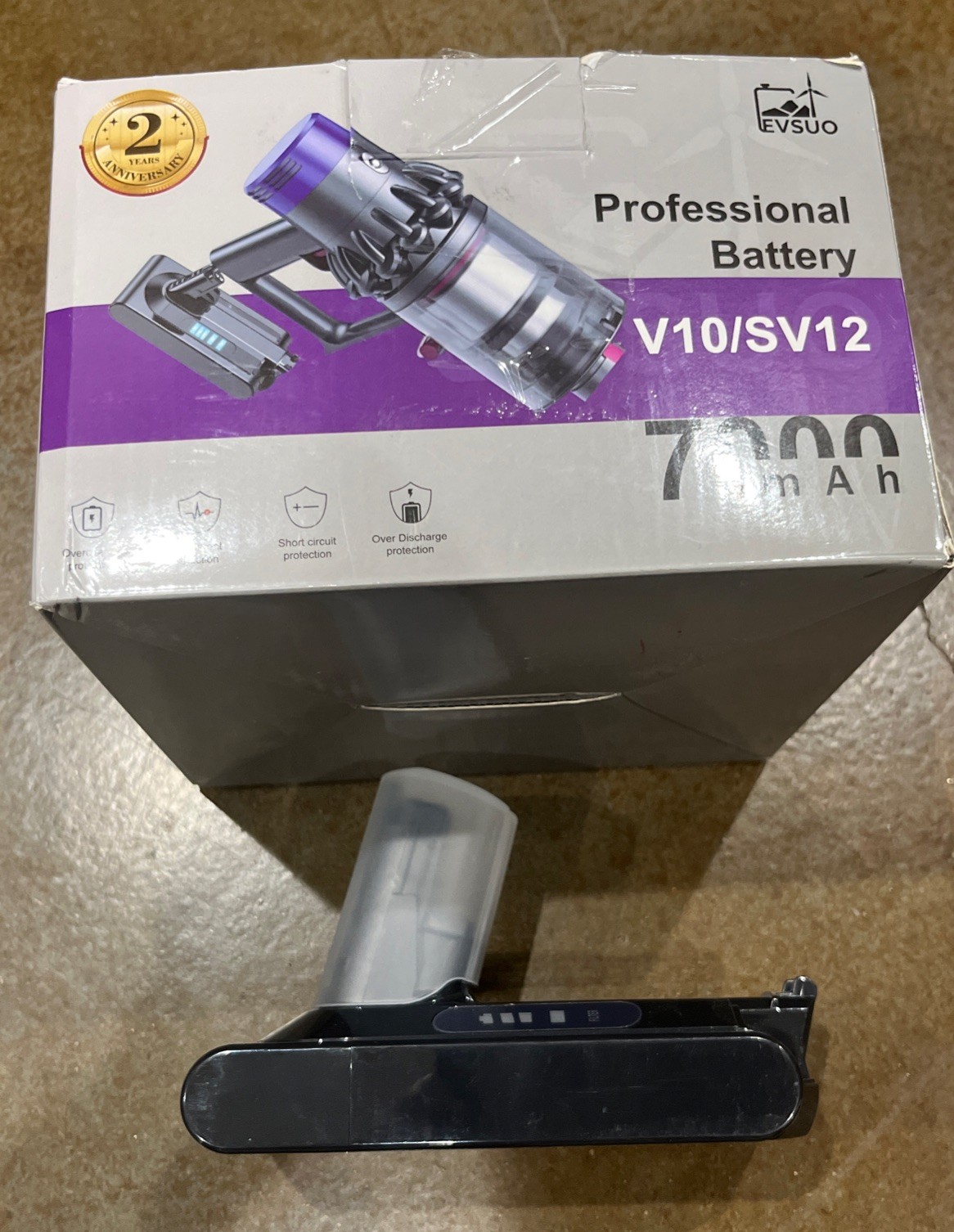 7000mAh 25.2V Battery for Dyson V10, Animal , Absolute , Motorhead SV12