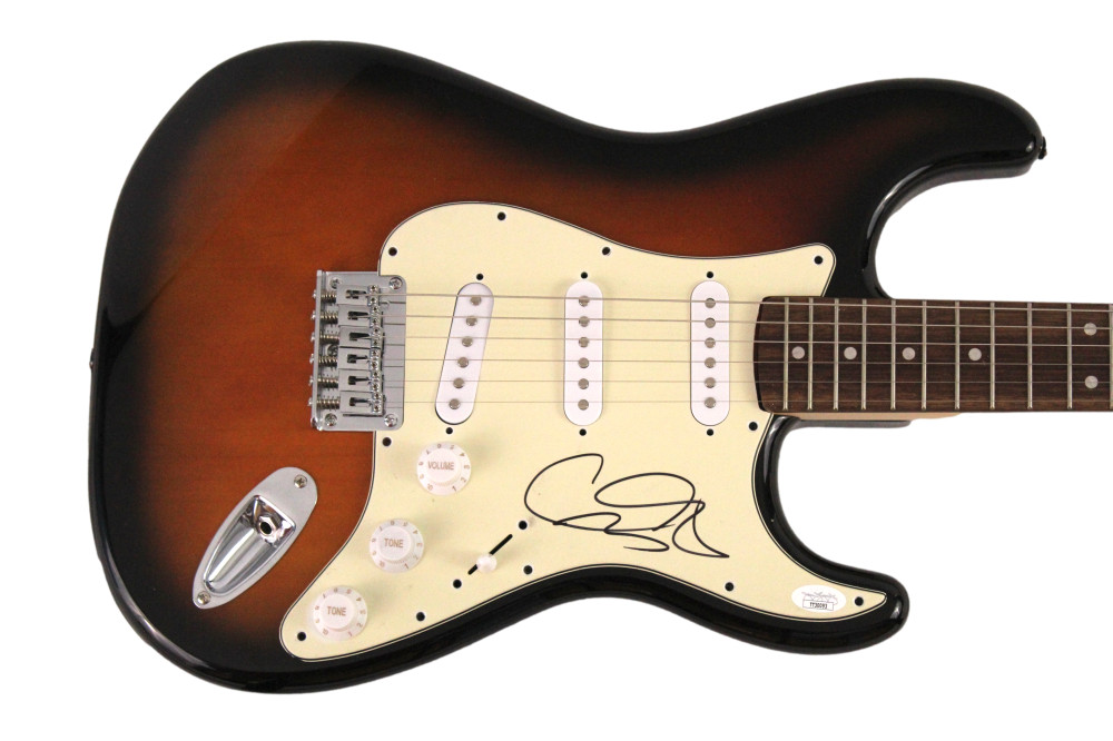 GARY CLARK JR SIGNED AUTOGRAPH FULL SIZE FENDER ELECTRIC GUITAR - THIS LAND JSA