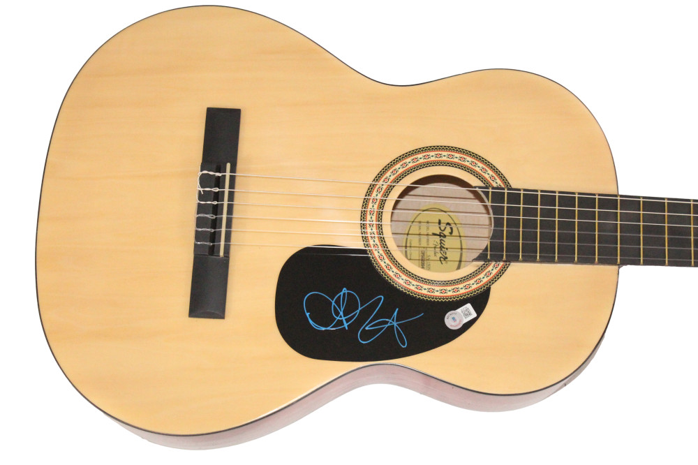 Alanis Morissette Signed Autograph Fender Acoustic Guitar w/ Beckett COA