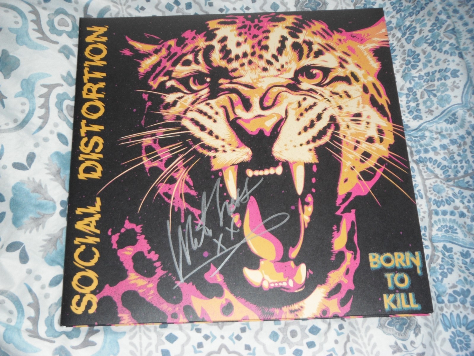 SOCIAL DISTORTION MIKE NESS SIGNED BORN TO KILL ALBUM BRAND NEW