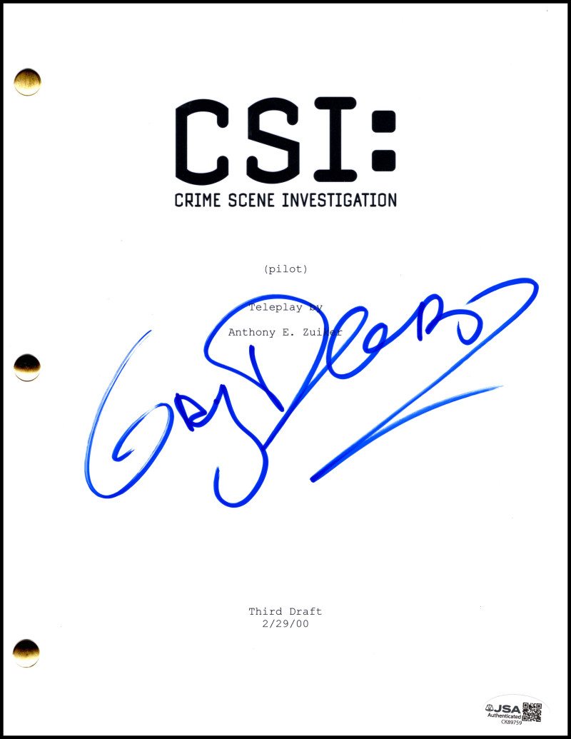 Gary Dourdan Signed Autograph CSI Full Script Screenplay - Warrick Brown JSA COA