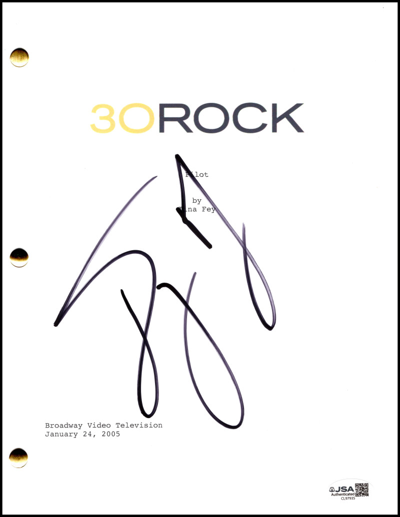 Tracy Morgan Signed Autograph 30 Rock Full Pilot Script Screenplay w/ JSA COA