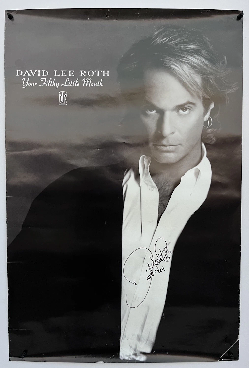 David Lee Roth Van Halen Signed Autographed 24