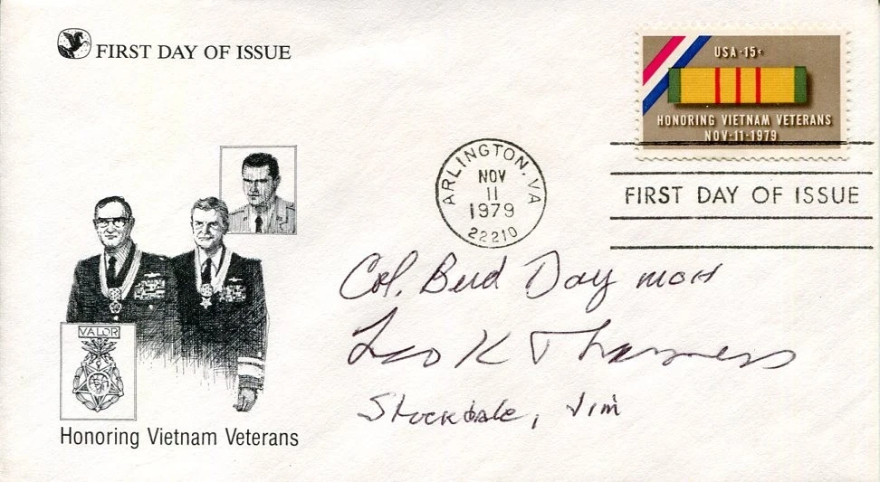James Stockdale Leo Thorsness George Bud Day POW MOH Medal Honor Signed Autograp