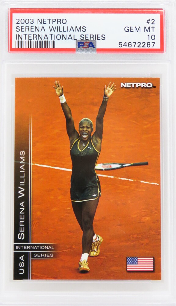 Serena Williams 2003 NetPro International Tennis RC Rookie Card #2 PSA 10 GEM MT