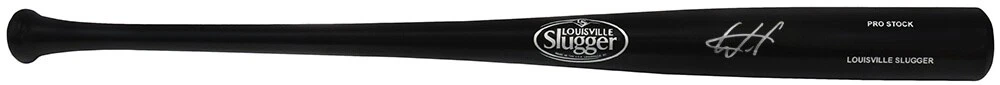 Wander Franco Signed Louisville Slugger Pro Stock Black Baseball Bat - (SS COA)