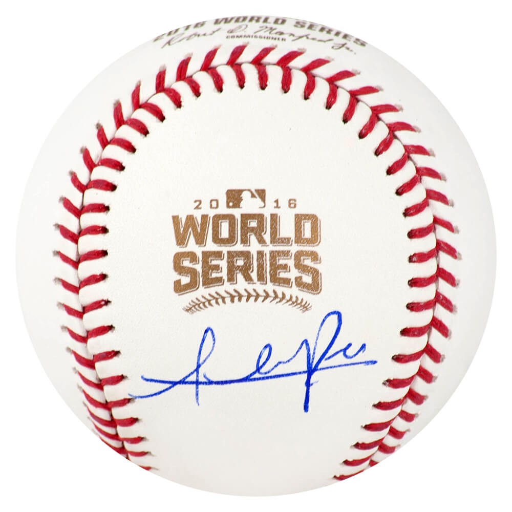 Cubs ADDISON RUSSELL Signed Official 2016 World Series Baseball - SCHWARTZ