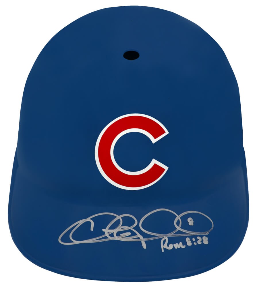 CHRIS COGHLAN Signed Chicago CUBS Replica Batting Helmet - SCHWARTZ
