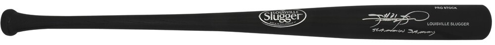 Sammy Sosa Signed Louisville Slugger Pro Black Baseball Bat w/Slammin - (SS COA)