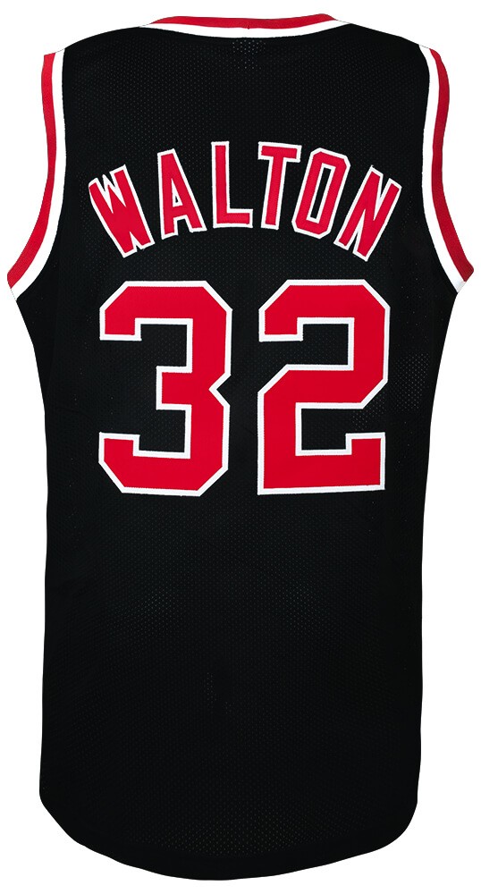 Bill Walton Black Throwback Custom Basketball Jersey (Size X-Large)