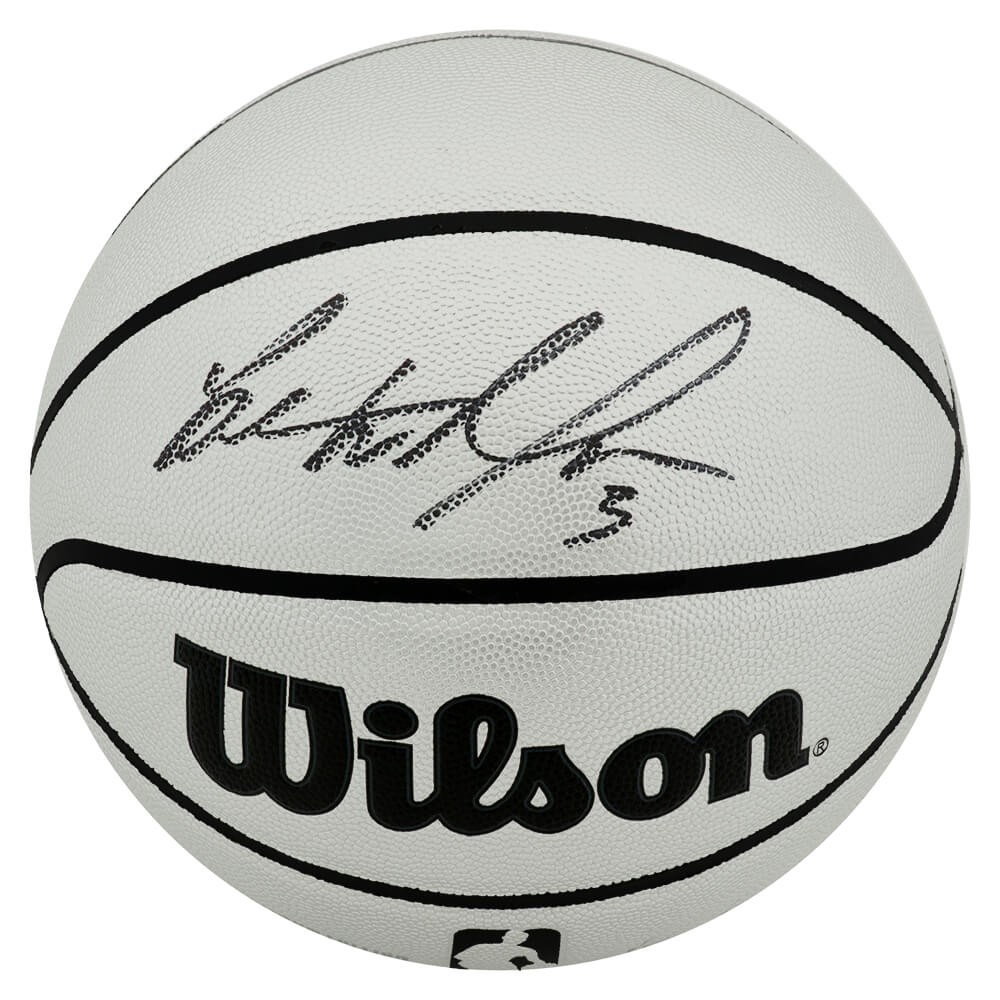 Ben Wallace Signed Wilson Platinum  Full Size NBA Basketball -(SCHWARTZ COA)