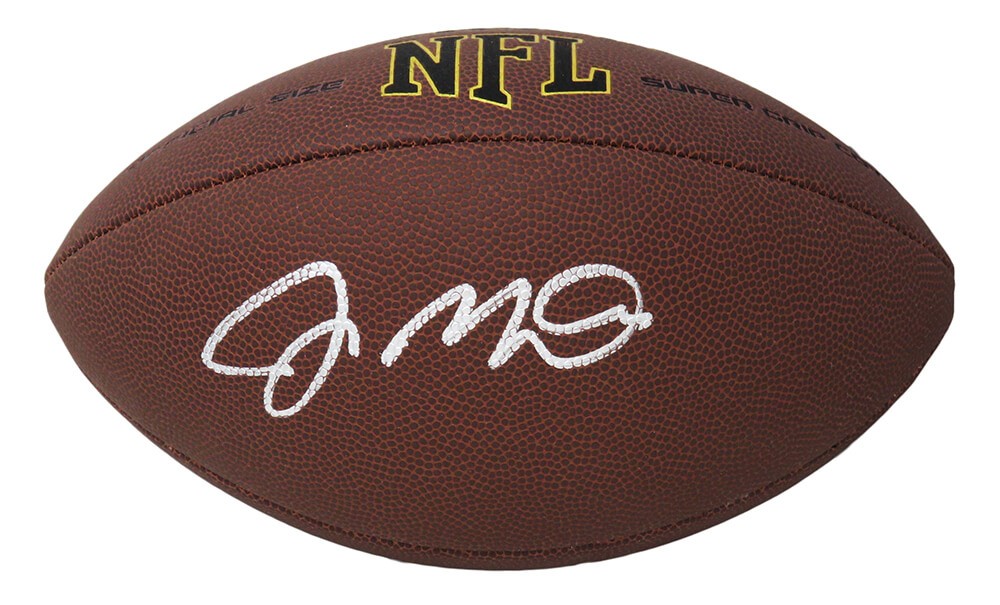Joe Montana Signed Wilson Super Grip Full Size NFL Football -  (FANATICS COA)